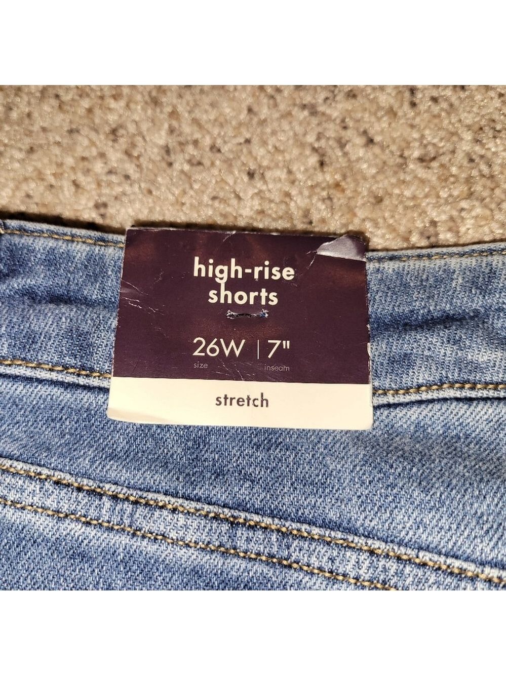 Ava & Viv 26W Distressed Denim Cutoff Shorts NWT - Picture 6 of 7